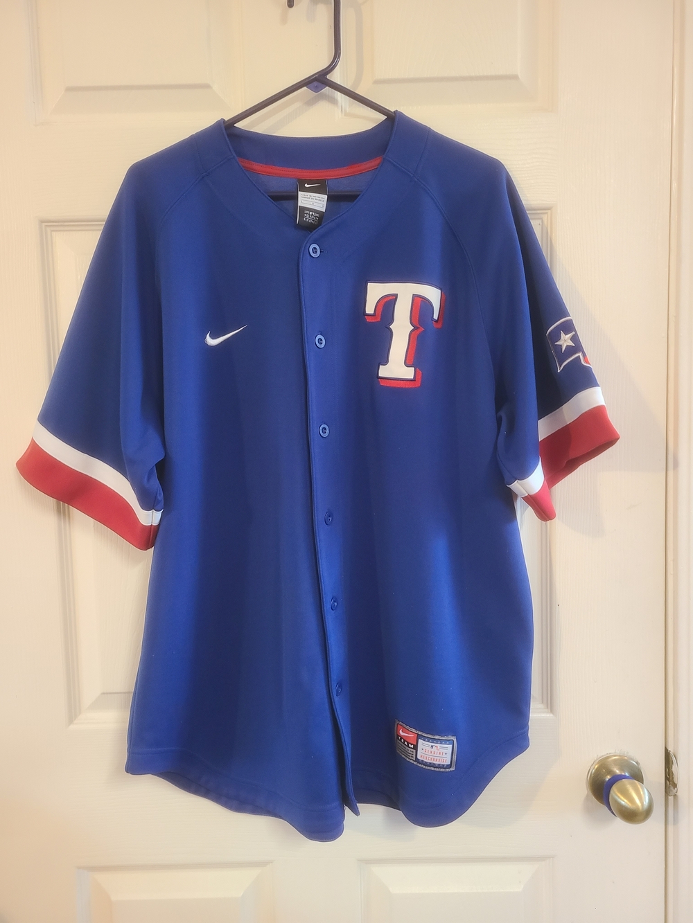 Nike Texas Rangers Jersey Size L